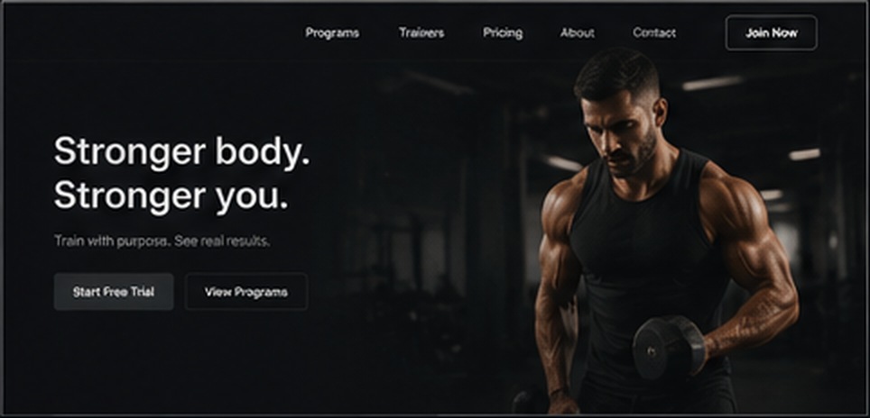 Unbranded homepage preview για οργανωμένο digital project